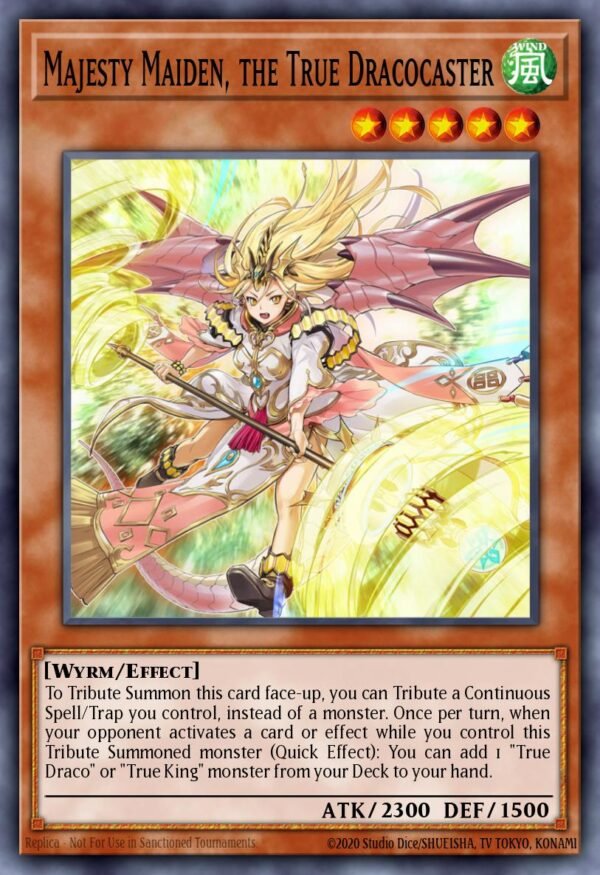 Majesty Maiden, the True Dracocaster - 2018 Mega-Tin Mega Pack (Ultra Rare)