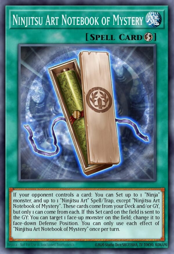 Ninjitsu Art Notebook of Mystery - Darkwing Blast (Ultra Rare)