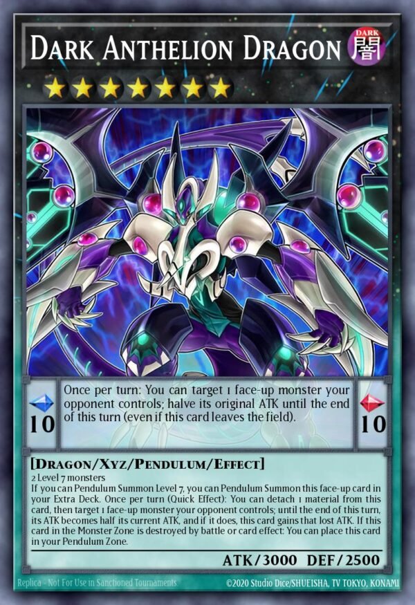 Dark Anthelion Dragon - Duel Overload (Ultra Rare)