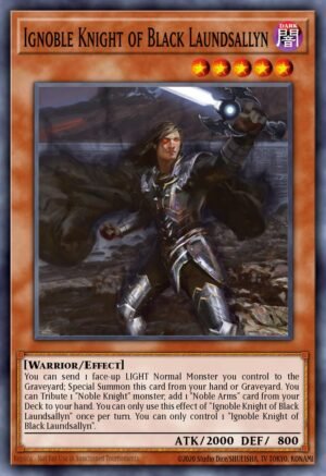 Ignoble Knight of Black Laundsallyn - Noble Knights of the Round Table Box Set (Platinum Rare)