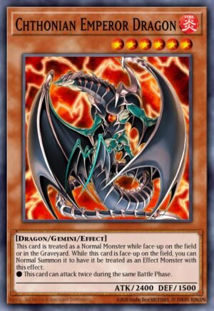 Chthonian Emperor Dragon - Tactical Evolution (Ultra Rare)