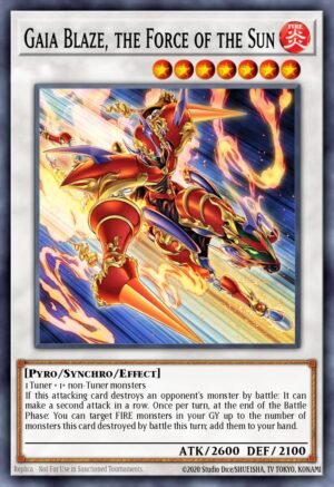 Gaia Blaze, the Force of the Sun - Duelist Nexus (Common)