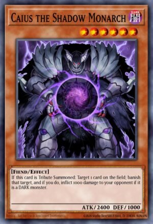 Caius the Shadow Monarch - The Dark Emperor Structure Deck (Ultra Rare)