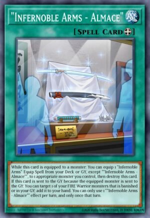 "Infernoble Arms - Almace" - Duelist Nexus (Quarter Century Secret Rare)