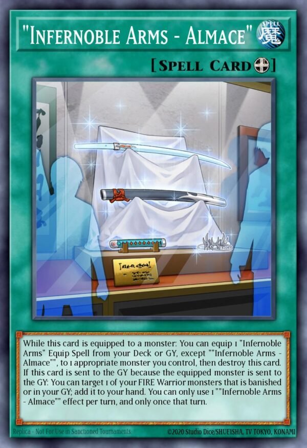 "Infernoble Arms - Almace" - Duelist Nexus (Quarter Century Secret Rare)