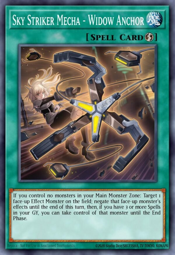 Sky Striker Mecha - Widow Anchor - Battles of Legend: Hero's Revenge (Secret Rare)