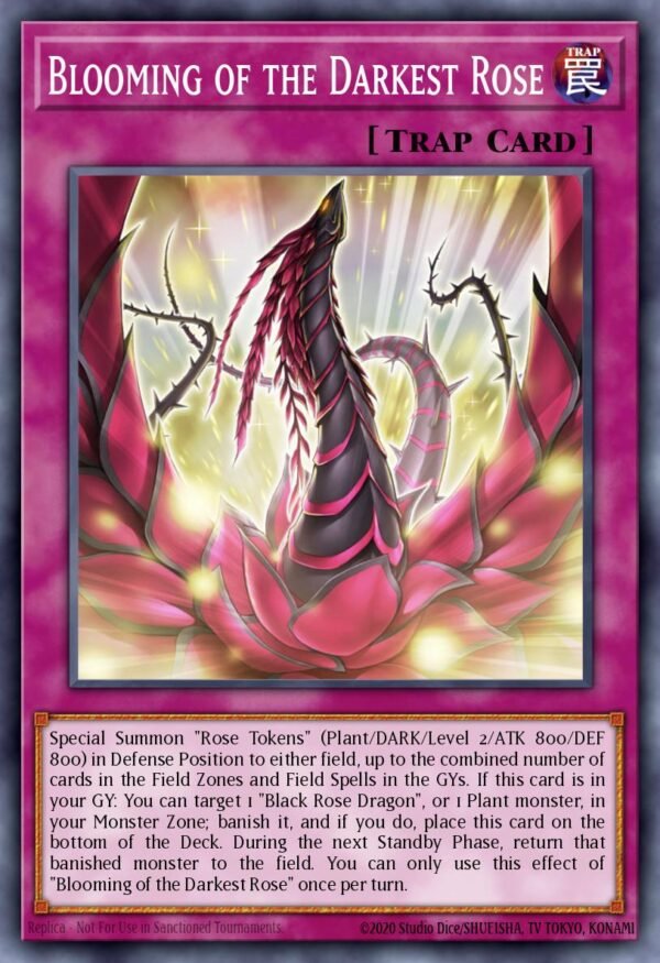 Blooming of the Darkest Rose - Legendary Duelists: Sisters of the Rose (Rare)